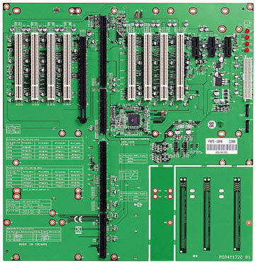 PICMG 1.3 backplane - PBPE-13A8 - PORTWELL - PCI Express / PCI / 11-15 slots