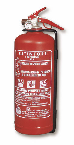 Powder-based extinguisher - 2 kg, 13A-70B-C | EPP02011 - Pii Srl - portable