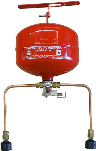 Fixed extinguisher - 6 kg, HFC 227 | AUT06002 - Pii Srl - automatic