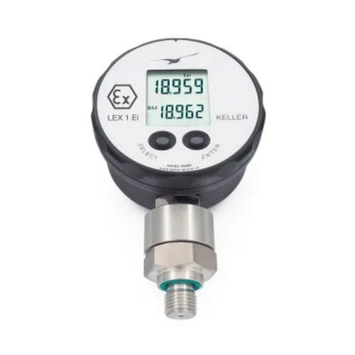 Absolute pressure gauge LEX1 series Riels Instruments with LCD