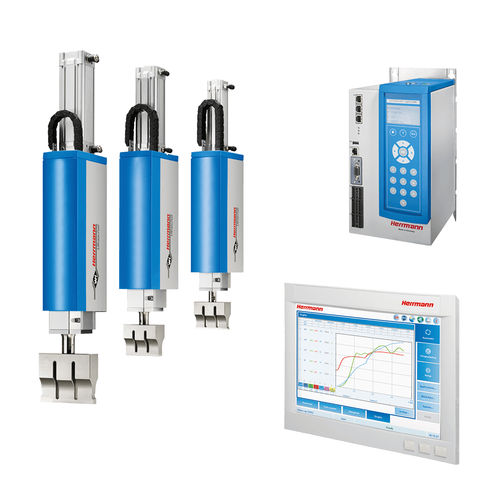 Ultrasonic welding system - VE SLIMLINE  - Herrmann Ultraschall - for plastics / integrated / compact