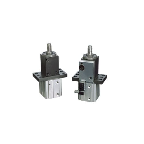 Pneumatic clamping device - PLK series - PHD, Inc. - compact / with centering pin / modular