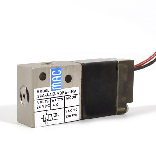 Poppet pneumatic directional control valve - 33 series - MAC Valves - solenoid-operated / direct-operated / 3/2-way