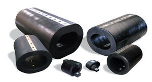 Cylindrical anti-vibration mount - HR series - Enidine - rope / for cabinets