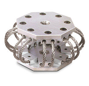 Round anti-vibration mount - CCR3 series - Enidine - solid aluminum / stainless steel / for motors