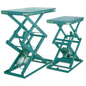 Double-scissor lift table - 2A series - BOLZONI S.p.A. - electric / stationary / loading