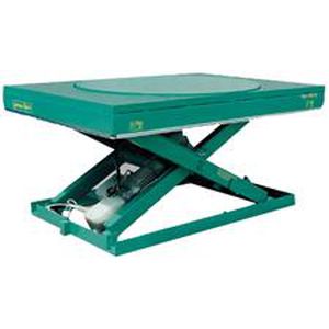Scissor lift table - Green Line 1E-Rot - BOLZONI S.p.A. - hydraulic / electric / stationary