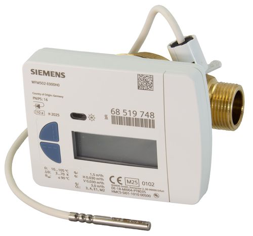 Digital heat meter - WFM501-E000H0  - Siemens Building Technology HVAC Products