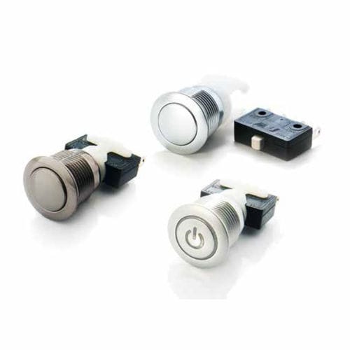 Touch push-button switch - WH57M series - LUMEX - waterproof / IP67 / metal