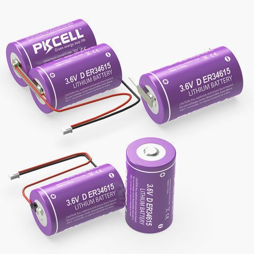 Lithium-thionyl chloride battery - ER34615 - Shenzhen PKCELL Battery Co. Ltd - cylindrical / 3 V / industrial