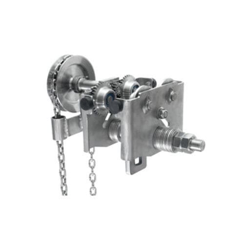 Manual hoist trolley - CHPP - COMEGE - adjustable / stainless steel
