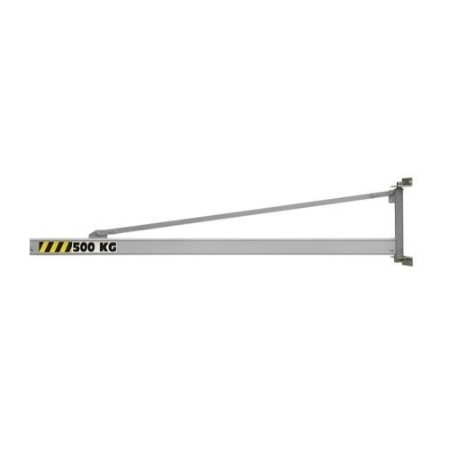 Hollow section jib crane - PMTC ALU - COMEGE - wall-mounted / 180° / lifting