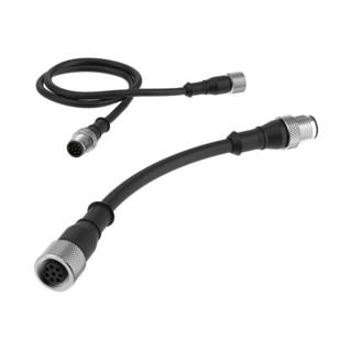 Data connector - BC-M series - BANNER ENGINEERING CORP. - straight / right-angle / female
