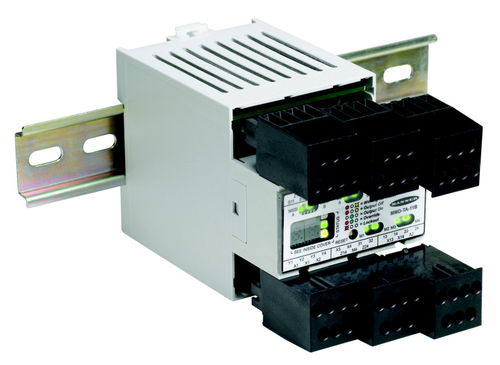 Light curtain safety relay -  MMD-TA series - BANNER ENGINEERING CORP. - 2 NO / DIN rail / 24VDC
