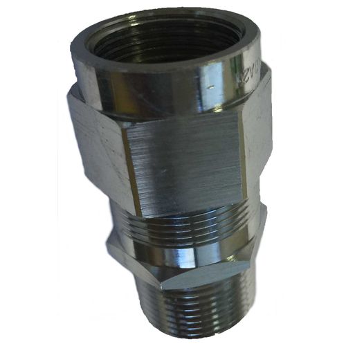 Nickelplated brass cable gland PSEX series KROMA MEC SRL
