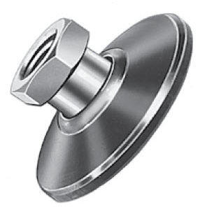 Machine foot - Tru-Center™  - Jergens, Inc. - steel / leveling / threaded