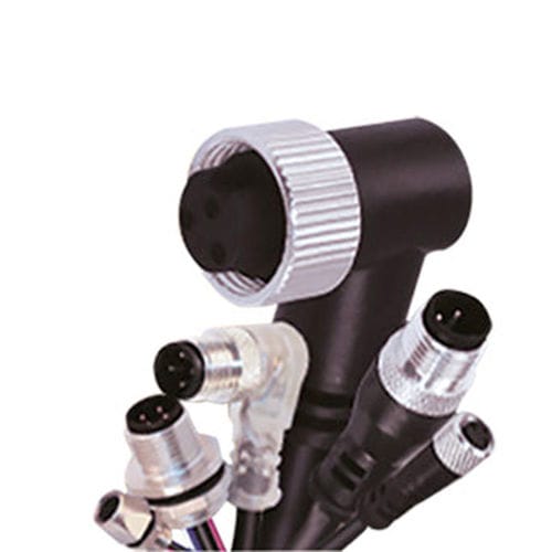 Magnetic sensor connector - CF series  - GIMATIC - data / electrical power supply / straight