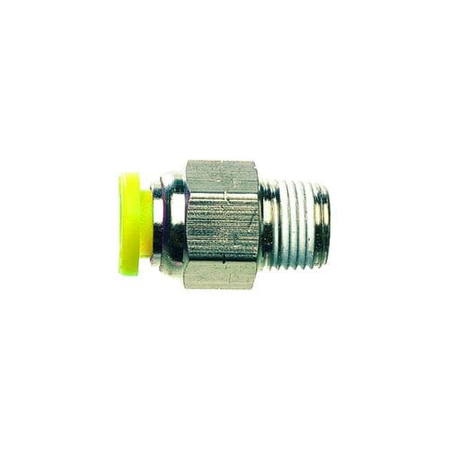 Pneumatic fitting - PQ-MC04M5-BLK - Clippard - screw-in / push-in / compact