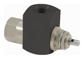 Poppet hydraulic directional control valve - CR-GV-2 - Clippard - manual / 2-way / normally closed