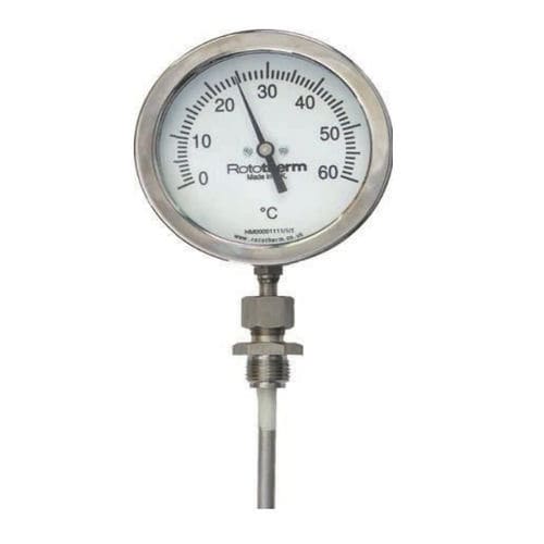 Bimetallic thermometer - BH2 series - British Rototherm Co. Ltd - dial ...