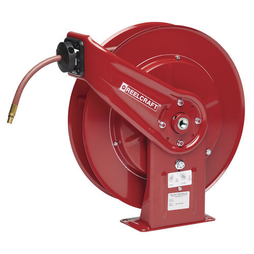 Hose reel - 7850 OLP - Reelcraft Industries, Inc. - cable / spring rewind / for air