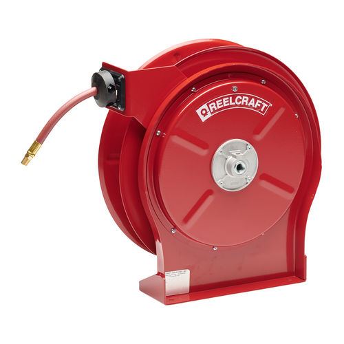 Hose reel - 5650 OLP - Reelcraft Industries, Inc. - self-retracting / for air / fixed
