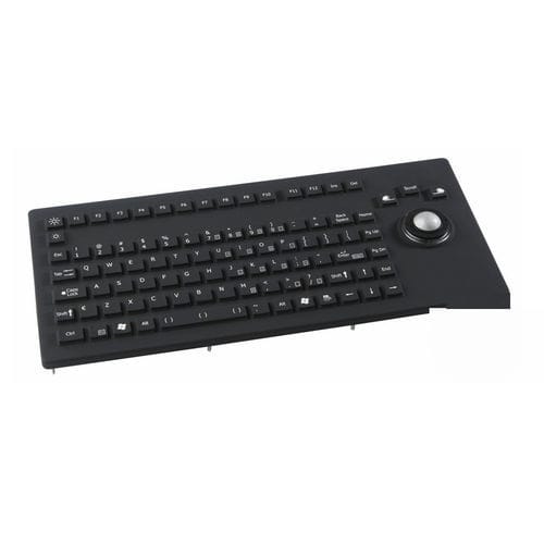 Panel-mount keyboard - RKCT92-MC1 series - NSI - with mechanical keys / 92-key / with trackball
