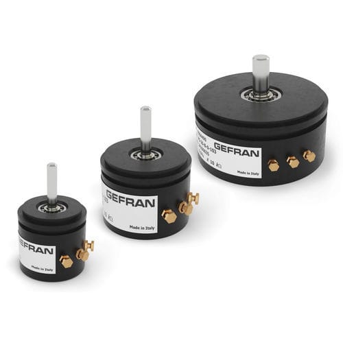 Rotary potentiometer - PS series - GEFRAN - manual / conductive plastic / precision