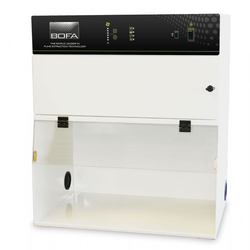 Fume extraction cabinet - FumeCAB 700 - BOFA International - with legs / hinged door / metal