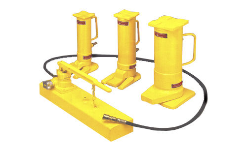 Toe jack - HYDR'AM - hydraulic / machine / steel