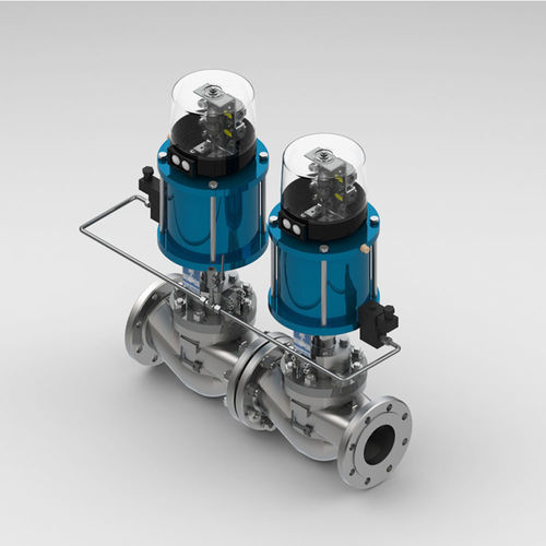 Plug valve - KVH-KVH - Kühme Armaturen GmbH - pneumatic / for control / shut-off