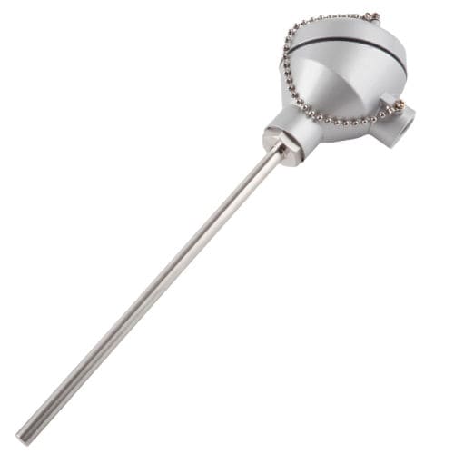 Type K thermocouple - H&b Sensors - type J thermocouple / flange / mineral-insulated