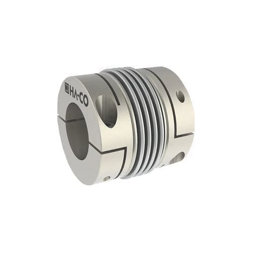 Elastomer coupling - MKJ-S series - HA-CO GmbH - metal bellows / shaft / for servo motors