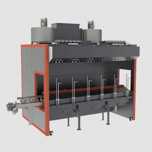 Closed circuit paint booth - ELECTRON - for parts / automatic / manual