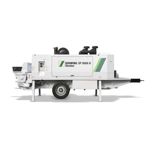 Stationary concrete pump - SP 9500 - SCHWING GmbH - for construction / diesel