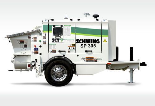 Trailer-mounted concrete pump - SP 305 - SCHWING GmbH - for construction / diesel