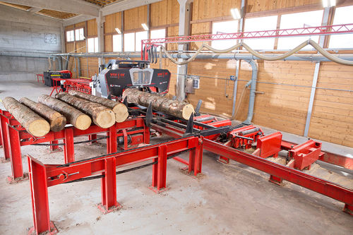 Wood sawing line - PROFI - Wravor d.o.o. - band / circular / log