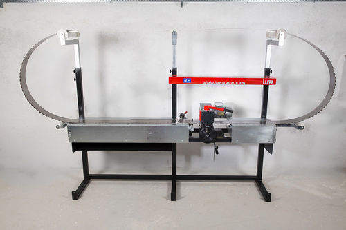 Bandsaw blade rolling machine - WR - Wravor d.o.o. - with straightening device