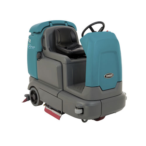 Ride-on scrubber-dryer - T12 - Tennant - battery-powered / compact