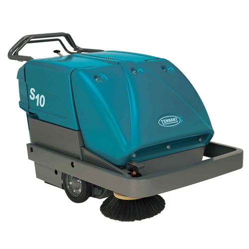 Walk-behind sweeper - S10 - Tennant - battery-powered / outdoor / indoor