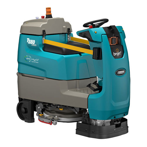 Ride-on scrubber-dryer - T380AMR - Tennant - autonomous / battery-powered / compact
