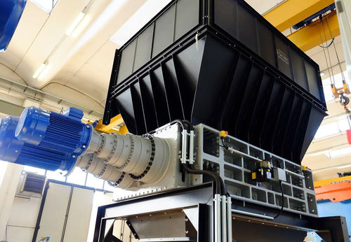 Primary shredder - LS series - FORREC - double shaft / paper / for waste