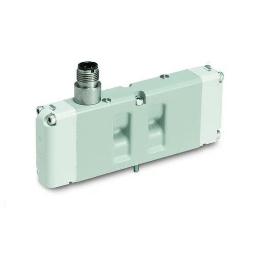 Pilot-operated solenoid valve - Parker Quick Coupling Division - 4/3-way / for gas / manifold