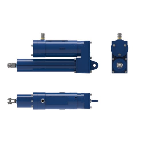 Compact cylinder - T6C2 - 1483 series - RACO - electric / DC / synchronous
