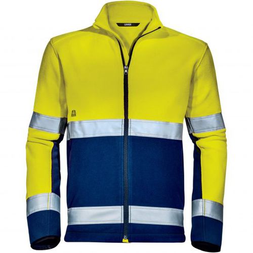 Work jacket - SUXXEED 8830 series - UVEX - high-visibility / UV resistant / polyester