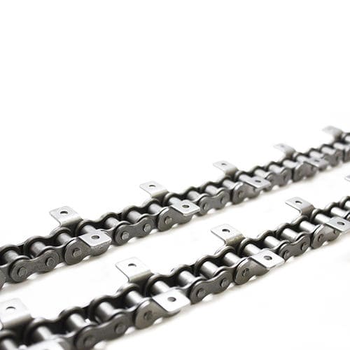 Transmission chain - DIAMOND CHAIN - steel / roller / attachment