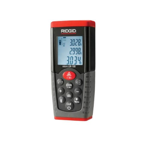 Laser distance meter - micro LM-100 - Ridge Tool - portable