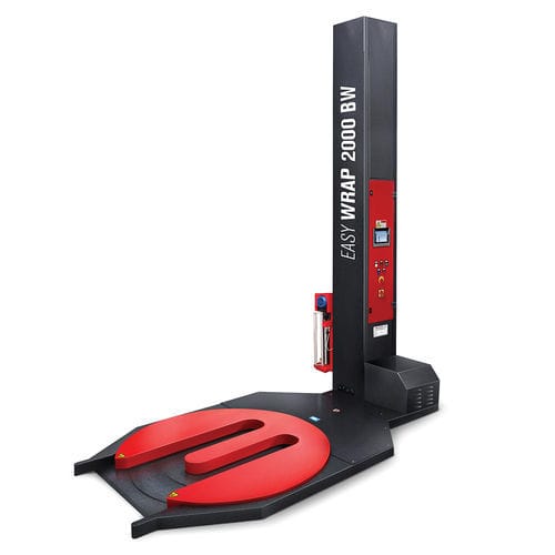 Turntable stretch wrapping machine - Easy Wrap 2000 BW - ISG Pack - semi-automatic / for pallet trucks / open