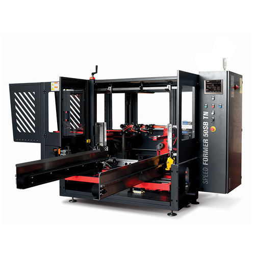 Automatic case erector - 50 SB TN - ISG Pack - adhesive tape / hot-melt glue / precise folding