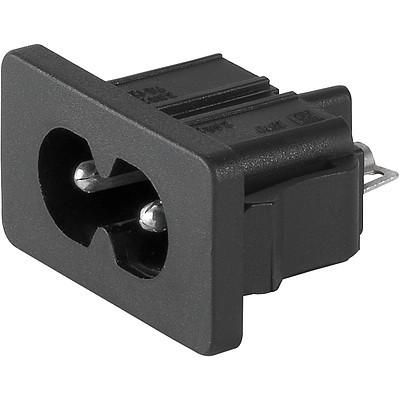 Electrical power supply connector - 2570 series - SCHURTER - DIN / PCB / snap-on